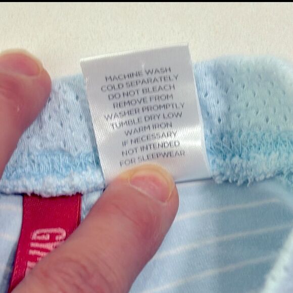 Gymboree | Vintage Baby Girls Blue Dandelion Wishes Striped Athletic Pan… - Picture 11 of 11